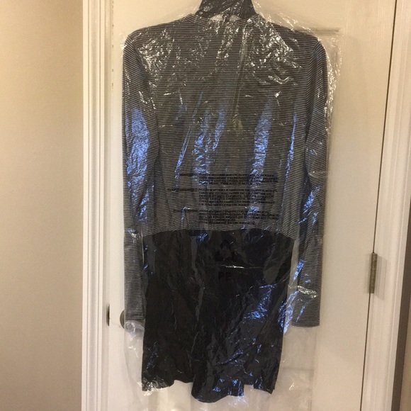 BCBGeneration Romper long sleeve navy stripes - Picture 7 of 8